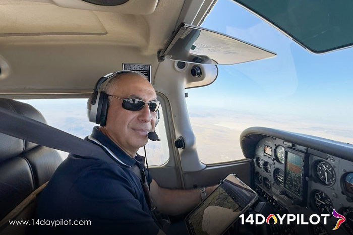 Mr. Gary, Alumni of 14DAYPILOT, Training in His 50s