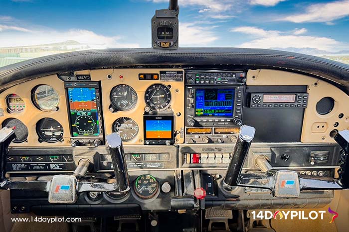 Inside 14DAYPILOT’s Piper Aircraft Cockpit