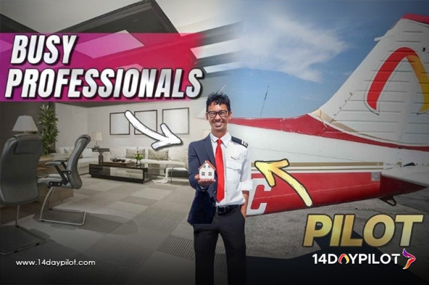 A real estate professional student has achieved his pilot license.