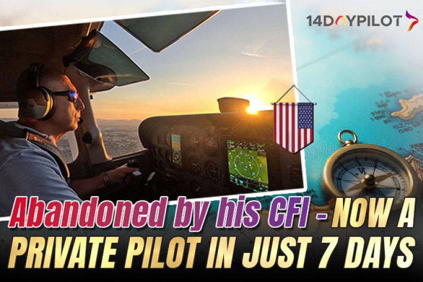 Mr. Gary Earned His Pilot License in Just 7 Days
