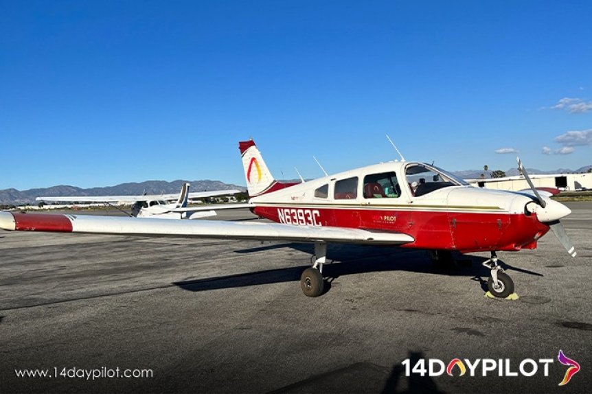 14DAYPILOT Flight Academy Piper Warrior II Aircraft 