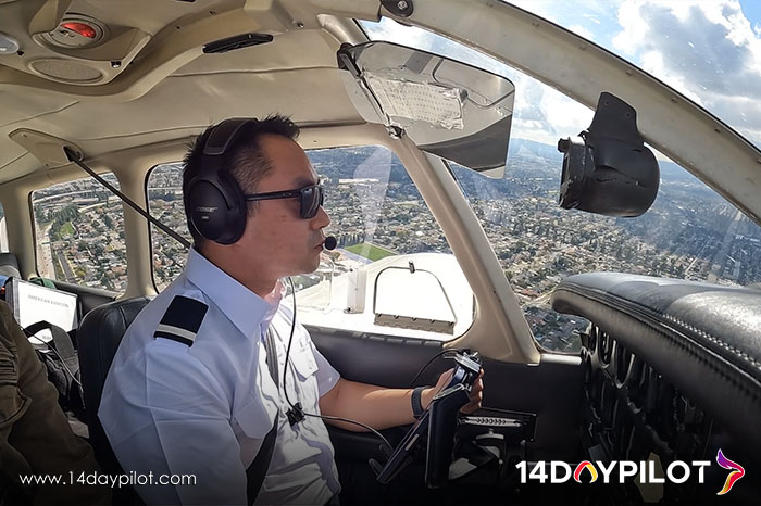 Mr. Cedrych Training for His Check Ride