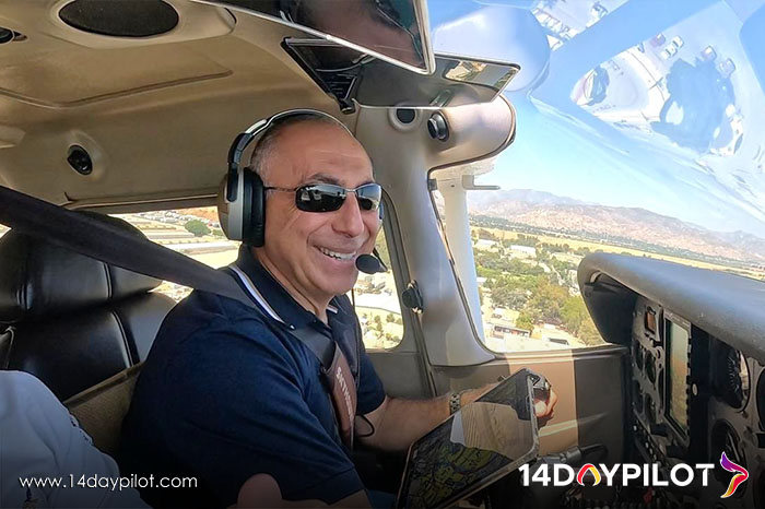 Mr. Gary Training for His Check Ride