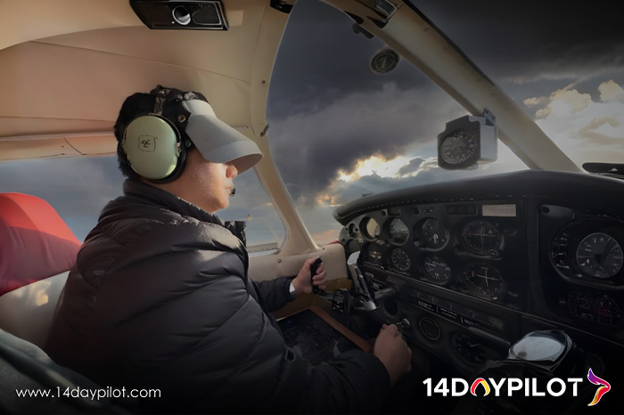 Facing Adverse Weather While Maintaining IFR Situation
