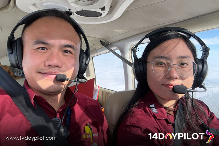 Pilot Student Training with Chief Instructor