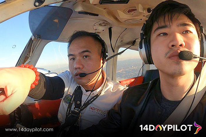 Student Training with Our FAA Gold Seal Chief Instructor